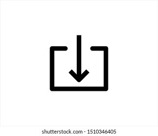 download outline icon vectors - eps10