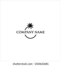 download the palm / tree logo design concept