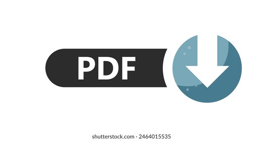 Download pdf - button, icon, vector	