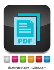 download PDF document icon - vector file format symbol