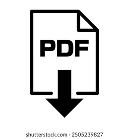 Download pdf document - vector icon