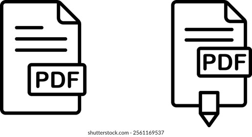 "Download PDF File Icon for Documents, Digital Content, and File Management"