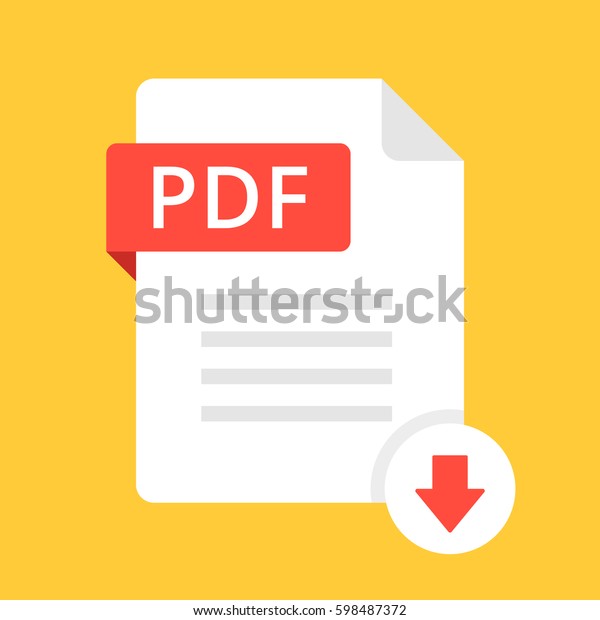 Download Pdf Icon File Pdf Label Stock Vector Royalty Free 598487372