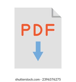 Download PDF Vector Flat Icon For Personal And Commercial Use.
