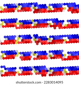 Download Philippine flag template pattern for independence day 