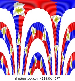 Download Philippine flag template pattern for independence day 
