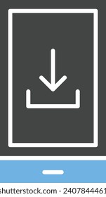Download To Phone icon vector image. Suitable for mobile application web application and print media.