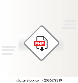 download php icon vector design