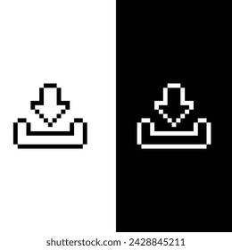 descargar pixel art icono vector 8 bit juego signo