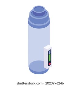 Download premium isometric icon of clone tube 