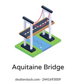 Descargar vector premium de puente de carretera