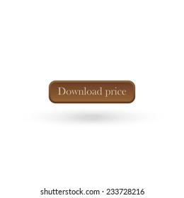 Download price brown vector button for a site