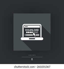 Download progress pc icon