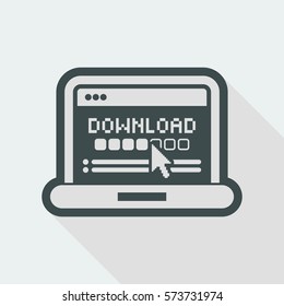 Download progress pc icon