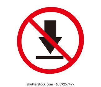 Download Prohibition Rules Vector