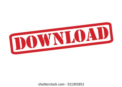 DOWNLOAD red Rubber Stamp vector over a white background.