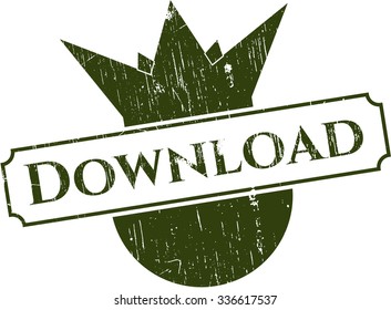 Download rubber grunge texture stamp
