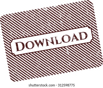 Descargar sello de goma