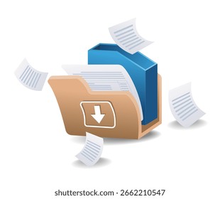 Descarga Guardar y datos digitales