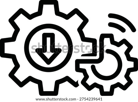 download settings gear config options preferences control process setup maintenance system data information office business management web app interface