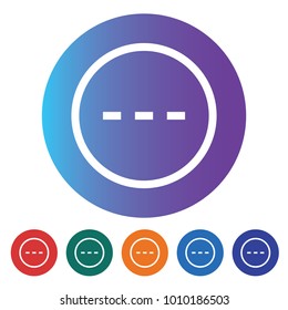 Download, Share, and Load More Flat minimal icon vector