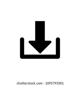 download sign icon. Element of web icon for mobile concept and web apps. Isolated download sign icon can be used for web and mobile. Premium icon on white background