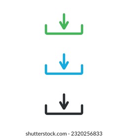 Download Sign Icon Set Vector Design.