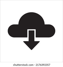 Download sign icon vector design