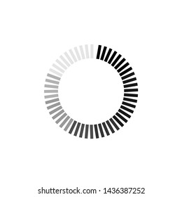 Download sign. Load icon. Loading bar
