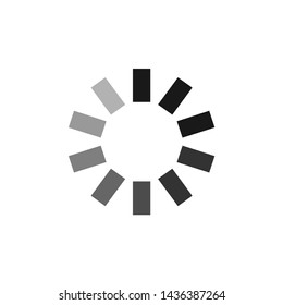 Download sign. Load icon. Loading bar