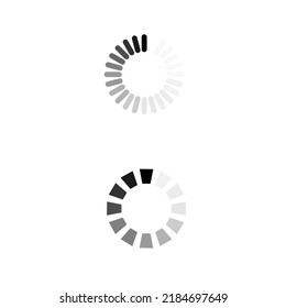 Download sign. Load icon. Load system. Data load. Loading bar. Froze computer. Load icon. Vector stock illustration.