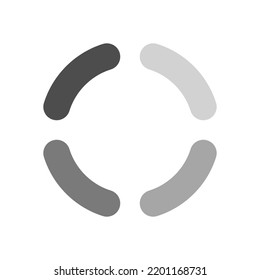 Download-Zeichen. Symbol laden. Lastsystem. Datenbelastung. Leiste wird geladen. Froze Computer. Vektorgrafik. Vektorgrafik
