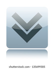 Download sign on gray button
