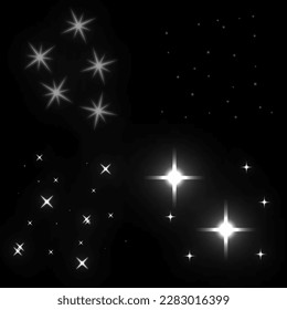 Download simple star templates and icons in bundle form 