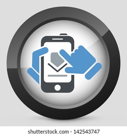 Download smartphone icon