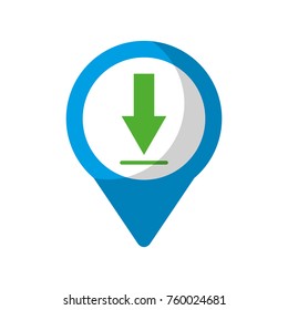 download social media  round pointer web