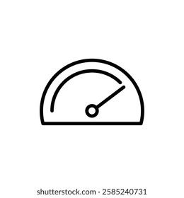 Download speed icon Flat vector set outline