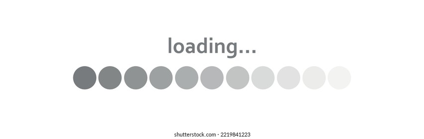 Download status scale, download progress on white background - Vector illustration