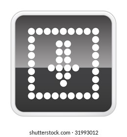 Download symbol. Button. Icon