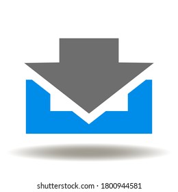 Download Symbol. Downloading Button. Arrow DownLoad Data Icon Vector.