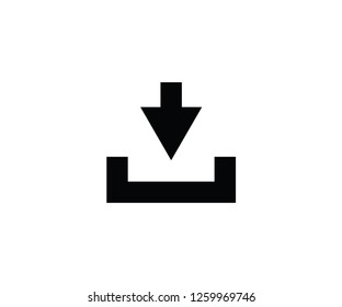 Download symbol icon technology
