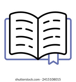 Download this amazing icon of book, isolated on white background