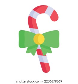 Laden Sie diese wunderschöne Vektorsymbol von Bonbons, Weihnachtsbonbons herunter