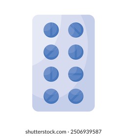 Download this creatively crafted icon of tablets strip in modern style