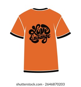 Baixe este arquivo EPS gratuito com um design de camiseta com o logotipo do Love Exchange elegante. Perfeito para roupas personalizadas, presentes românticos ou mercadorias com temas de casal. Totalmente editável e pronto para impressão