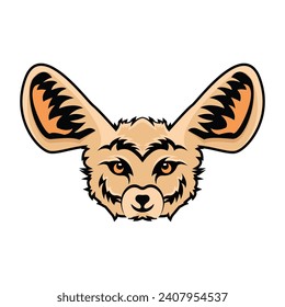 Download this premium flat icon of animal face 