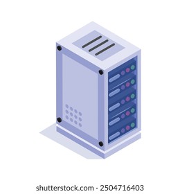 Download this premium icon of data server in isometric style