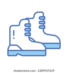 Download this premium icon of rain boots in modern style, easy to use vector