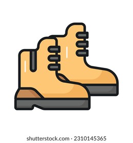 Download this premium icon of rain boots in modern style, easy to use vector