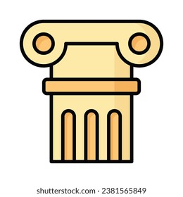 Download this premium icon of roman and greek antique column, ready to use vector